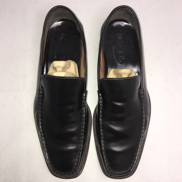 Tod’s Leather Loafers Slip-Ons Size 8.5 - Picture 3 of 8